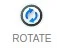 Botão de rotação