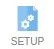 Botão de configuração da página
